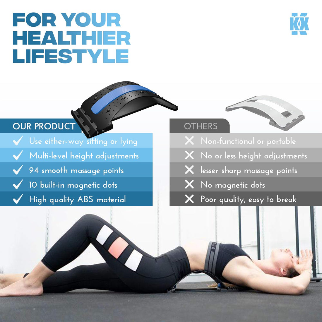 SpineFlex™ Lumbar Stretcher